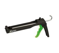 Ribimex Pistolet pour silicone et scellants manuels, en plastique léger et résistant, convient également aux cartouches de colle et de mastic, pour usage domestique et professionnel - PRPSMC