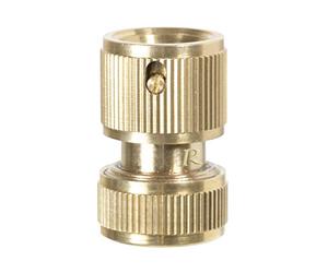 Ribimex PRA/RLB.4215 Raccord rapide libre, laiton, 15 mm, or, 5/8"