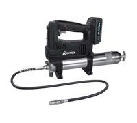 RIBIMEX PRBAT20/GRSB RIBIMEX-PRBAT20/GRSB-Pistolet graisseur-RBAT20 (sans Batterie ni Chargeur), Noir, 410 ML