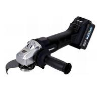 Ribimex PRBAT20/M125PRO Meuleuse d'angle à batterie 20 V-4 Ah 115/125 mm RBAT20, gris et noir, 125