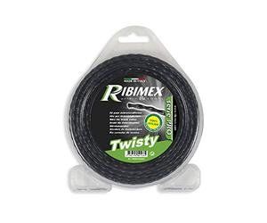 Ribimex PRDFG15X30T Fil Professionnel carré torsadé 3 mm x 15 m, Noir
