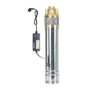 Ribimex PRPGP750/60/1TL Pompe submersible 1 turbine en laiton 750 W, argent, 50 x 10 x 10 cm