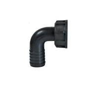 Ribimex Raccord cannelé coudé femelle 1"