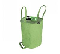 Ribimex Sac en Jute pour déchets de Jardin 80 L, avec 3 poignées et poignée renforcée, idéal pour Le Transport de déchets et de résidus végétaux - PRSAC080J