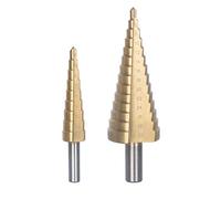 Ribitech 06100 Lot de 2 Forets conique étagés en Acier HSS
