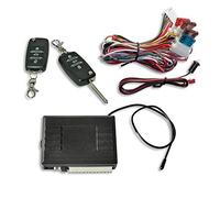 Ricambi auto Kit fermeture centralisée universelle voiture avec 2 télécommandes 7105 (2 pièces, Compatible avec les véhicules 2 et 4 portes)