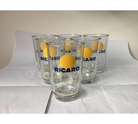 RICARD Nouveau Lot de 6 Verres à Neuf Superbe