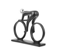 Rich Iron Décoration d'intérieur Sculpture de Table, Statue Cycliste, Cavalier, Homme Sport Accessoires de Bureau Amusants