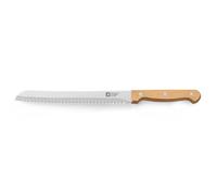 Richardson Sheffield - Couteau à pain - Artisan - Acier inoxydable 13 C, Finition Satinée - Lame 20 cm - Bois clair