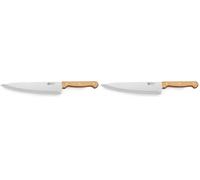 Richardson Sheffield - Couteau de chef - Artisan - Acier inoxydable 13 C, Finition Satinée - Lame 20 cm - Bois clair
