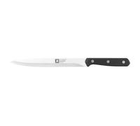 Richardson Sheffield Cucina couteau à découper, lame 20,5 cm, noir | Couteau à découper, Lame inox 13C de 20,5 cm, longueur 31,5 cm, Manche POM noir 3 rivets, lavage à la main