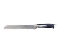 Richardson SHEFFILED - Couteau à Pain - KYU - Acier MOV Finition satinée Manche bi-matière MOV et ABS Soft-Touch - 33 cm (Lame 20 cm) - Noir
