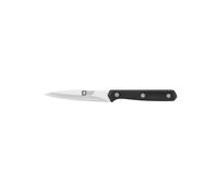 Richardson SHEFFILED - Couteau Office - Cucina - Acier 13 C Finition satinée Manche Pom 3 Rivets - 20 cm (Lame 10 cm) - Noir