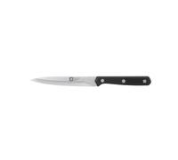 Richardson SHEFFILED - Couteau utile - Cucina - Acier 13 C Finition satinée Manche Pom 3 Rivets - 22.5 cm (Lame 12.5 cm) - Noir