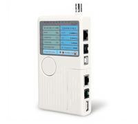 Richer-R 4-en-1 Testeur de câble réseau avec écran LED pour câbles RJ45/RJ11BNC / USB |