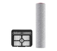RichVibe Brosse rouleau de rechange et filtre T70/station, fibre de densité pour velours doux, lavable et réutilisable, pour sols en bois, marbre, argent