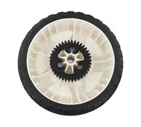 RichVibe Roue arrière de rechange pour tondeuse à gazon Toro 55,9 cm modèles 115-4695 138-3216 en plastique robuste avec bande de roulement en caoutchouc et engrenage (1 pièce)