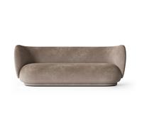 Rico Canapé 3 places Faded Velvet Beige Ferm Living - 5704723106937