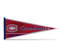 Rico Industries Fanion mural classique en feutre de la LNH Hockey Canadiens de Montréal 30,5 x 76,2 cm - Idéal pour la maison/la chambre à coucher/la décoration de grotte d'homme