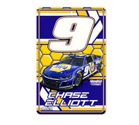 Rico Industries Grande plaque en métal avec logo NASCAR 28 x 43 cm