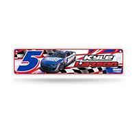 Rico Industries NASCAR Racing Chase Elliott N° 9 Plaque de rue en métal 10,2 x 38,1 cm Décoration d'intérieur - Chambre - Bureau - Man Cave