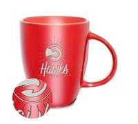 Rico Industries NBA Basketball Atlanta Hawks Sunburst Tasse en céramique brillante gravée au laser 532 ml
