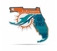 Rico Industries NFL Miami Dolphins Guirlande de fanions en feutre doux 45,7 cm