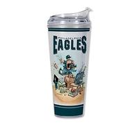 Rico Industries NFL Philadelphia Eagles The Fan Gobelet en acrylique avec couvercle à charnière 710 ml