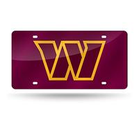 Rico Industries NFL Washington Commanders Autocollant découpé au Laser 12 x 6 Pouces pour Voiture, Camion, SUV, décoration de Voiture