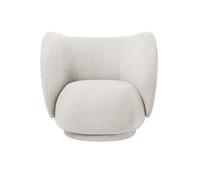 Rico Lounge Chair Bouclé Off-White Fauteuil Ferm Living - 5704723030607
