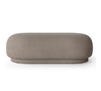Rico Ottoman Gris Chaud Brossé