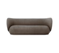 Rico Sofa Brushed 4-places Ferm Living Brun - 5704723031819