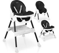 Ricokids Chaise d'alimentation Mani noir