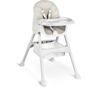 Ricokids Chaise d'allaitement avec table Milo gris