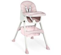 Ricokids Chaise d'allaitement avec table Milo rose