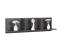 RICOO Étagère Murale Rangement 106 x 30 x 22 cm WM014-BG Tablette Flottante Gris béton