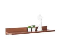 RICOO Étagère Murale Rangement 69 x 8 x 19 cm WM055-ER Tablette Flottante Chêne Marron Rustique