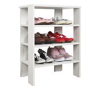 RICOO Meuble Chaussure Entree 70 x 55 x 32 cm WM039-EP Range Chaussures Chêne Clair - Etagere Rangement