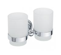 Ricordi Double porte-verre en Laiton, Chrome (OPTIMARIC47CR)