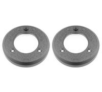 Ricreo Jeu de Cache-disques pour 4 Lames Compatible avec Mammotion Luba 1/2-5000/3000/1000 Coque pour disques de Porte Lames - Couvercle de Bride Réduit l'accumulation d'herbe (Couvercle de Bride)