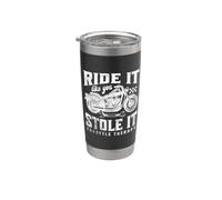 Ride It Like You Stole It - Thérapie amusante de l'accélérateur pour motos Gobelet isotherme en acier inoxydable double paroi