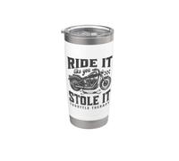 Ride It Like You Stole It - Thérapie amusante de l'accélérateur pour motos Gobelet isotherme en acier inoxydable double paroi