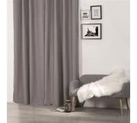 Atmosphera Rideau isolant Eliat à œillets 140 x 260 cm Gris
