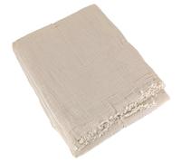 Rideau 140x280 cm 100% mousseline de coton MILOS beige ficelle