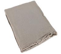 Rideau 140x280 cm 100% mousseline de coton MILOS beige naturel