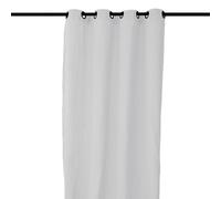 Rideau 8 œillets 140x280 cm OPERA DECO 50% lin et 50% coton blanc neige