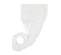 Rideau à fil élégant pour portes fenêtres panneau de séparation chambres chambres ambiantes 100 x 200 cm Blanc