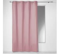 Rideau à Oeillets Panama 140x240cm Rose Dragée
