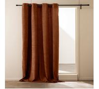 Rideau en Tissu Bouclette Winona 140x260cm Terracotta