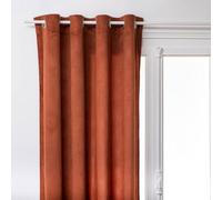 Rideau à œillets 140 x 260 cm Lilou Terracotta - Atmosphera